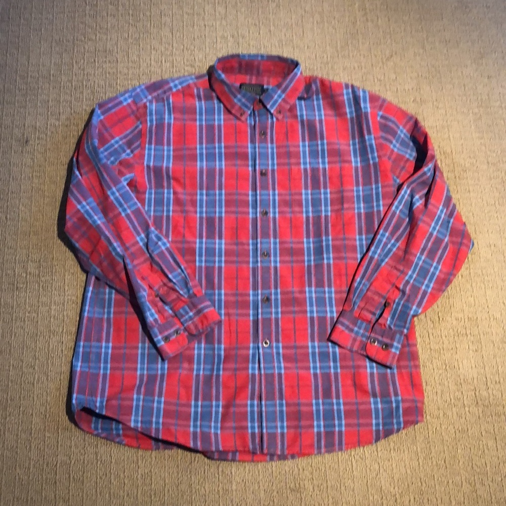 Pendleton Red And Blue Plaid Button Down - image 2